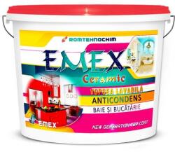 Romtehnochim SRL Vopsea Lavabila Anticondens Emex Ceramic - Alb - Bid. 7 L (5941930709128)