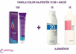 Fanola Color hajfesték 15 + (6% Oxi+Volume Sampon) AKCIÓ (+)