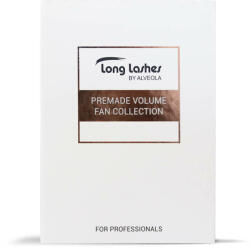 Long Lashes 3D Premium Promade Volume Fans C/0, 07 11mm (LLPRE3DC07011)