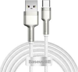 Baseus USB la USB Type-C Cafule, 2 m, 40W, CATJK-B02, Alb (CATJK-B02) - vexio