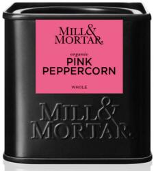 Mill & Mortar Boabe de piper roz bio 25 g, întregi, Mill & Mortar