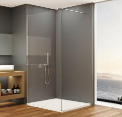 SAPHO Bruckner Spitza Walk-in zuhanyfal 80x200 átlátszó üveggel és vízlepergető bevonattal, króm 750.080. 1 (750.080.1)