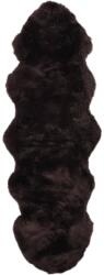 vidaXL barna báránybőr szőnyeg 60 x 180 cm (283881)