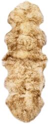 vidaXL barna melanzsszínű báránybőr szőnyeg 60 x 180 cm (283882) - vidaxl