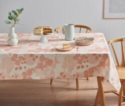 Tchibo Asztalterítő, virágos, rózsaszín, 6 személyes Fehér, rózsaszín nyomott mintával