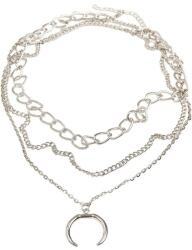 Urban Classics Open Ring Layering Necklace silver