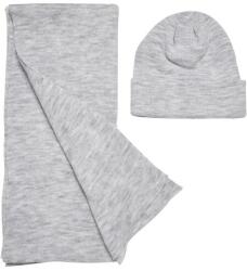 Urban Classics Recycled Basic Beanie and Scarf Set heathergrey