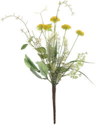 Klematisz művirág csokor, 56cm magas - Sárga (AF007-02)