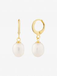 Preciosa Cercei inimă de perle din argint placat cu aur cu perle de râu 5357Y01 Preciosa