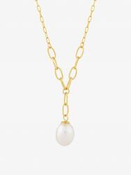 Preciosa Colier din argint placat cu inimă de perle cu perle de râu 5356Y01 Preciosa