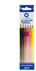 BLUERING Színes ceruza készlet, hatszögletű Bluering® 6 klf. szín (JJ10101) - irodaitermekek