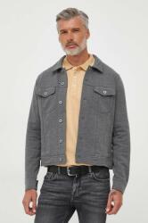 Pepe Jeans rövid kabát Bryson férfi, szürke, átmeneti - szürke S