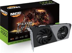 Inno3D GeForce RTX 4060 TWIN X2 OC 8GB GDDR6 (N40602-08D6X-173051N) Videokártya