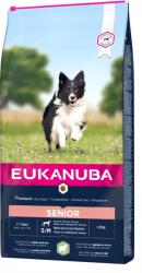 EUKANUBA Eukanuba Mature&Senior Kis és közepes fajták Bárány és rizs 12kg + ORIJEN Original Dog 340g INGYENES!