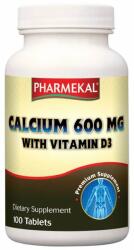 Pharmekal Kalcium 600 mg + D3-vitamin tabletta 100 db