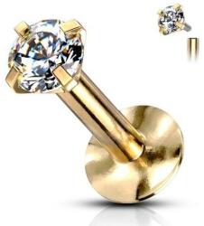  Labret Arany színű, pici kővel