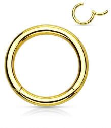  Végtelen karika, kapoccsal Arany 8mm