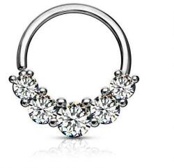  Végtelen karika, kövekkel Ezüst