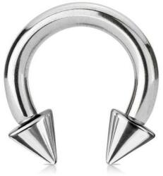 Patkó tüskékkel Ezüst színű