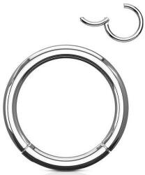  Végtelen karika, kapoccsal Ezüst 14mm