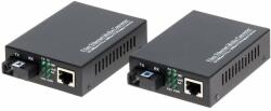 Atu Tech Set mediaconvertor RX+TX Single Mode 100Mb/s 25Km, OM1-SM (OM1-SM)