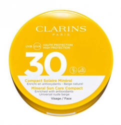 Clarins Fluid compact tonifiant de față cu efect protector SPF 30 (Mineral Sun Care Compact) 15 g