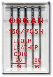 Organ 5 ace pentru piele Organ Leather, cu finete acului intre 90-100, sistem ac 130/705H (55326000) - masinidecusut