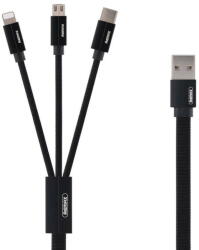 REMAX Cable USB 3in1 Remax Kerolla, 2m (black) (31052) - vexio