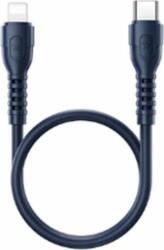REMAX Ledy USB-C apa - Lightning apa 2.0 Adat és töltő kábel - Kék (0.3m) (RC-C022 BLUE C-L)