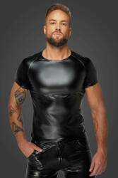 Noir Handmade H070 Wetlook T-Shirt with Snake Wetlook Sleeves XXXL