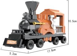 COGO 3az1-ben vadnyugati vonat vagy aranyásó | 212 db építőkocka | lego-kompatibilis építőjáték | COGO 3069 (3069)