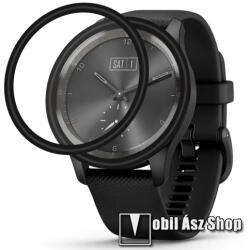 Garmin vívomove Trend, Okosóra flexibilis üvegfólia, Full cover, 2db, Fekete