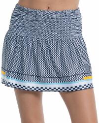 Lucky in Love Fustă tenis dame "Lucky in Love Cool Urbana Long Check Me Out Smock Skirt - Multicolor