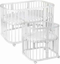  VENLI gyerek növekvő kiságy 7az1-ben matraccal - fehér (WL83579)