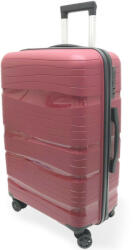 Peterson bordó színű, keményfalú bőrönd 77 × 53 × 30 cm (Z-002-BORDO-L)