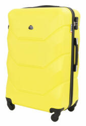 Gravitt sárga színű, keményfalú bőrönd 75 × 47 × 29 cm (Z-5903978409912)