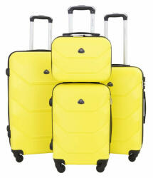 Gravitt sárga színű, keményfalú bőröndszett (Z-5903978409900)