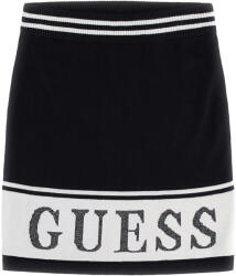 GUESS Двуцветна пола от фино плетиво със средна дължина Guess в черно и бяло