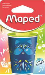 Maped Hegyező, kétlyukú, tartályos, MAPED "Mini Cute", vegyes színek (COIMA044115)