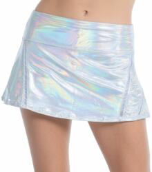 Lucky in Love Női teniszszoknya Lucky in Love All About Ikat Metallic Inline Skirt - metallic silver