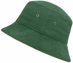 Daiber Pălărie din bumbac MB012 - Închisă verde / bej | S/M (MB012-90337)
