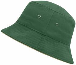 Myrtle Beach Pălărie din bumbac MB012 - Închisă verde / bej | S/M (MB012-90337)