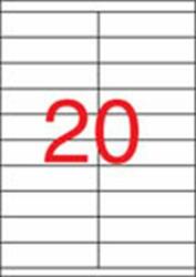 APLI Etikett, univerzális, 105x29 mm, APLI, 2000 etikett/csomag (100 lap) (LCA1299)