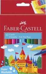 Faber-Castell Filctoll készlet, FABER-CASTELL, 12 különbözõ szín"Castle" (12 db)