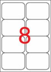 APLI Etikett, univerzális, 99, 1x67, 7 mm, kerekített sarkú, APLI, 800 etikett/csomag (100 lap) (LCA2420)