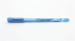 FlexOffice Zseléstoll, 0, 25 mm, kupakos, törölhetõ, FLEXOFFICE "FlexCorrect", kék