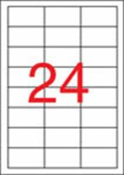 APLI Etikett, univerzális, 64, 6x33, 8 mm, APLI, 2400 etikett/csomag (100 lap) (LCA3131)