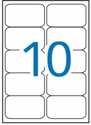 APLI Etikett, univerzális, 99, 1x57 mm, kerekített sarkú, APLI, 1000 etikett/csomag (100 lap) (LCA2411)