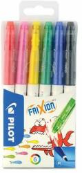 Pilot Filctoll készlet, 0, 39-0, 7 mm, törölhetõ, PILOT "Frixion Colors", 6 különbözõ szín (6 db) (PFCOF6V)