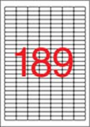 APLI Etikett, univerzális, 25, 4x10 mm, eltávolítható, kerekített sarkú, APLI, 4725 etikett/csomag (25 lap) (LCA10198)